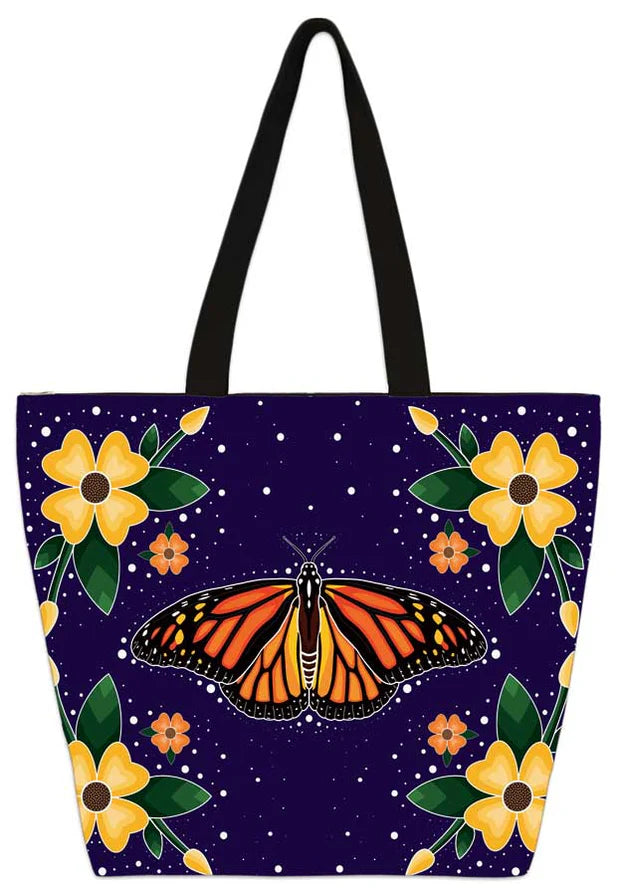 Monarch Butterfly Large Tote Bag