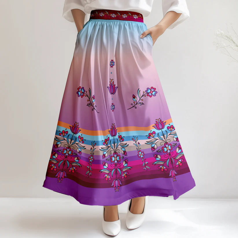 Snowdrop Serenade Skirt by 49DZINE
