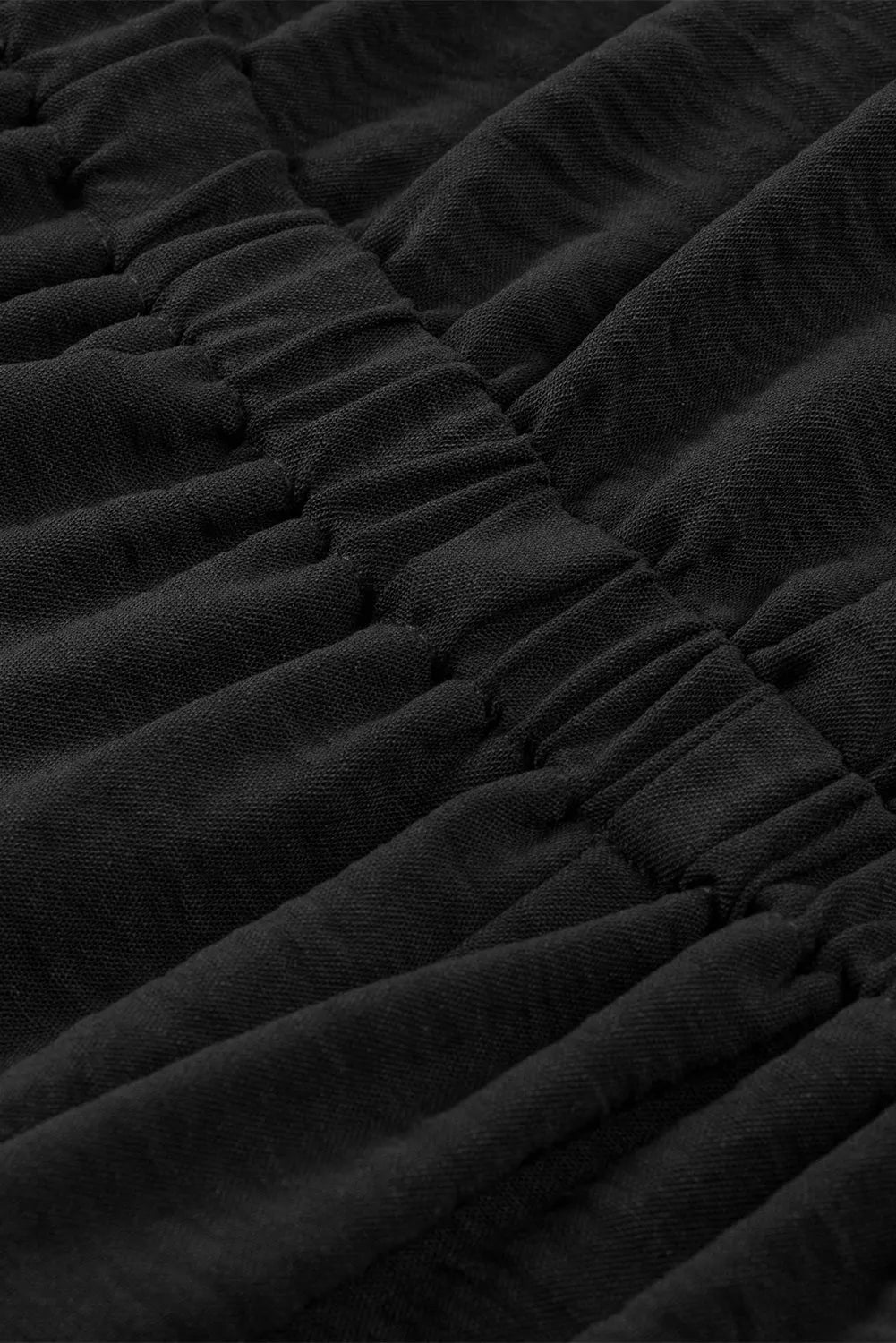 Black Knotted Backless Elastic Waist Sleeveless Romper - Chic Meadow Boutique