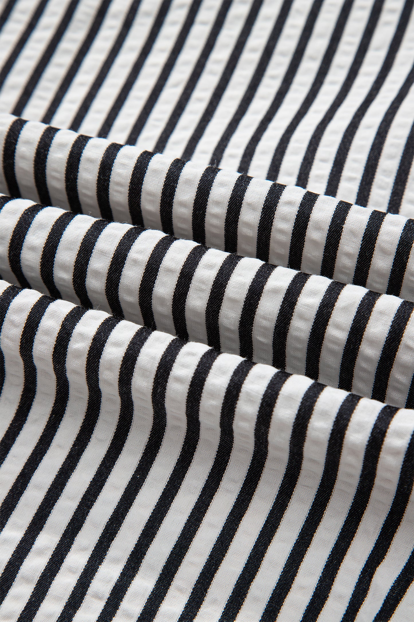 Black Striped Leopard Print Patchwork Button Up Womens Shirt