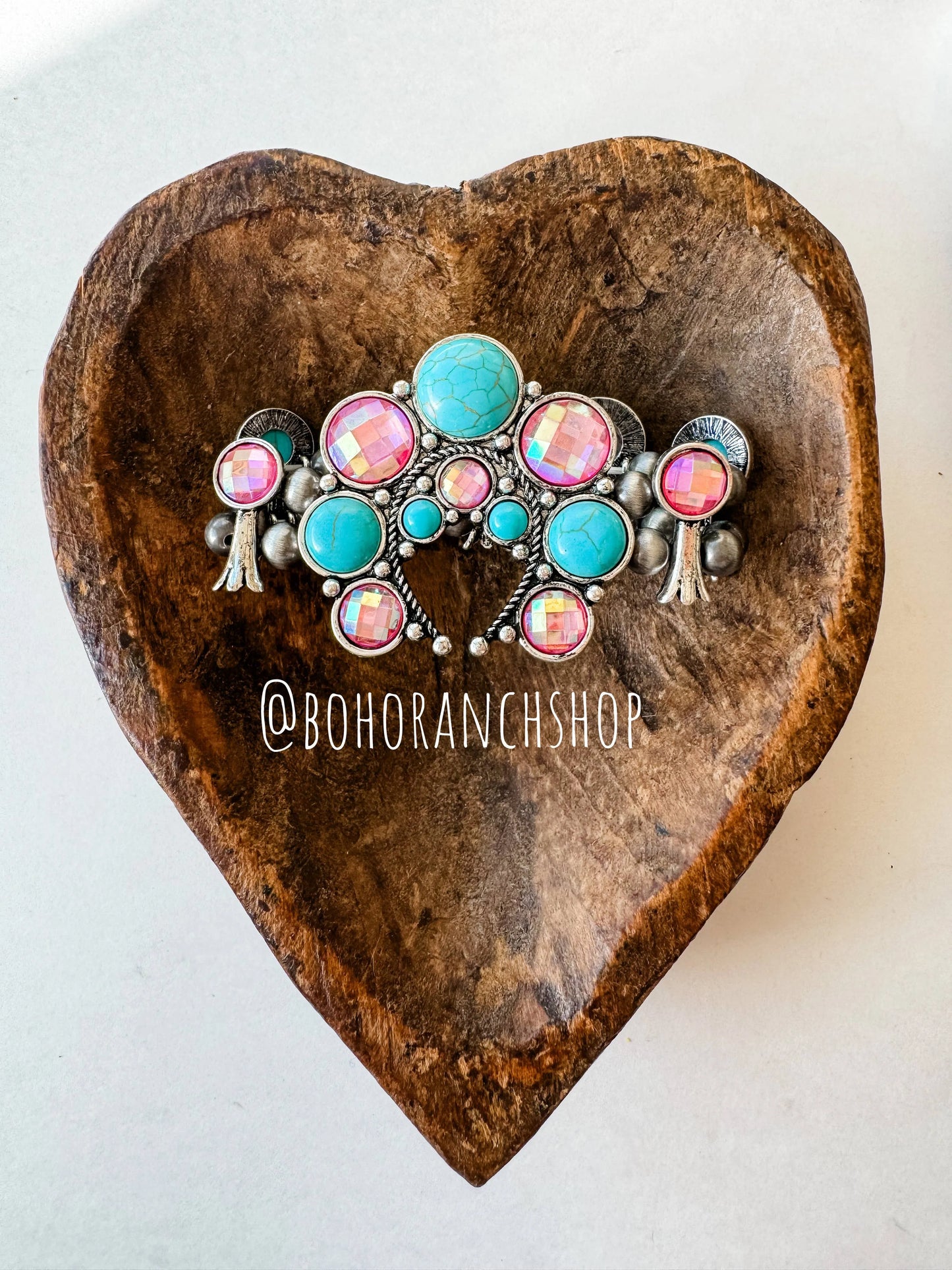 Cosmic Western Squash Blossom Bracelet - Chic Meadow Boutique