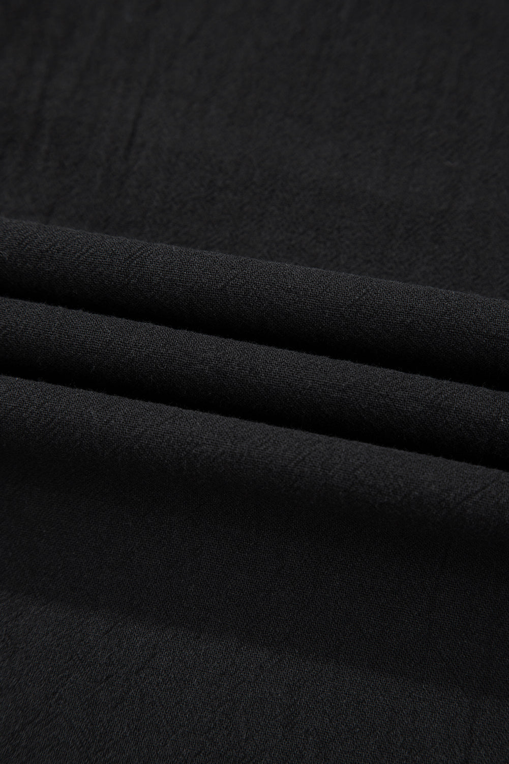 Black Front Cut Out Smocked Back Sleeveless Wide Leg Jumpsuit