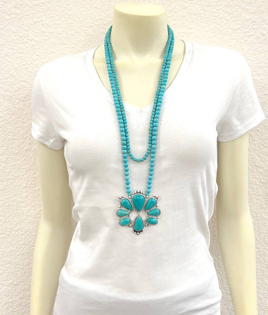 Squash Naja Turquoise Necklace
