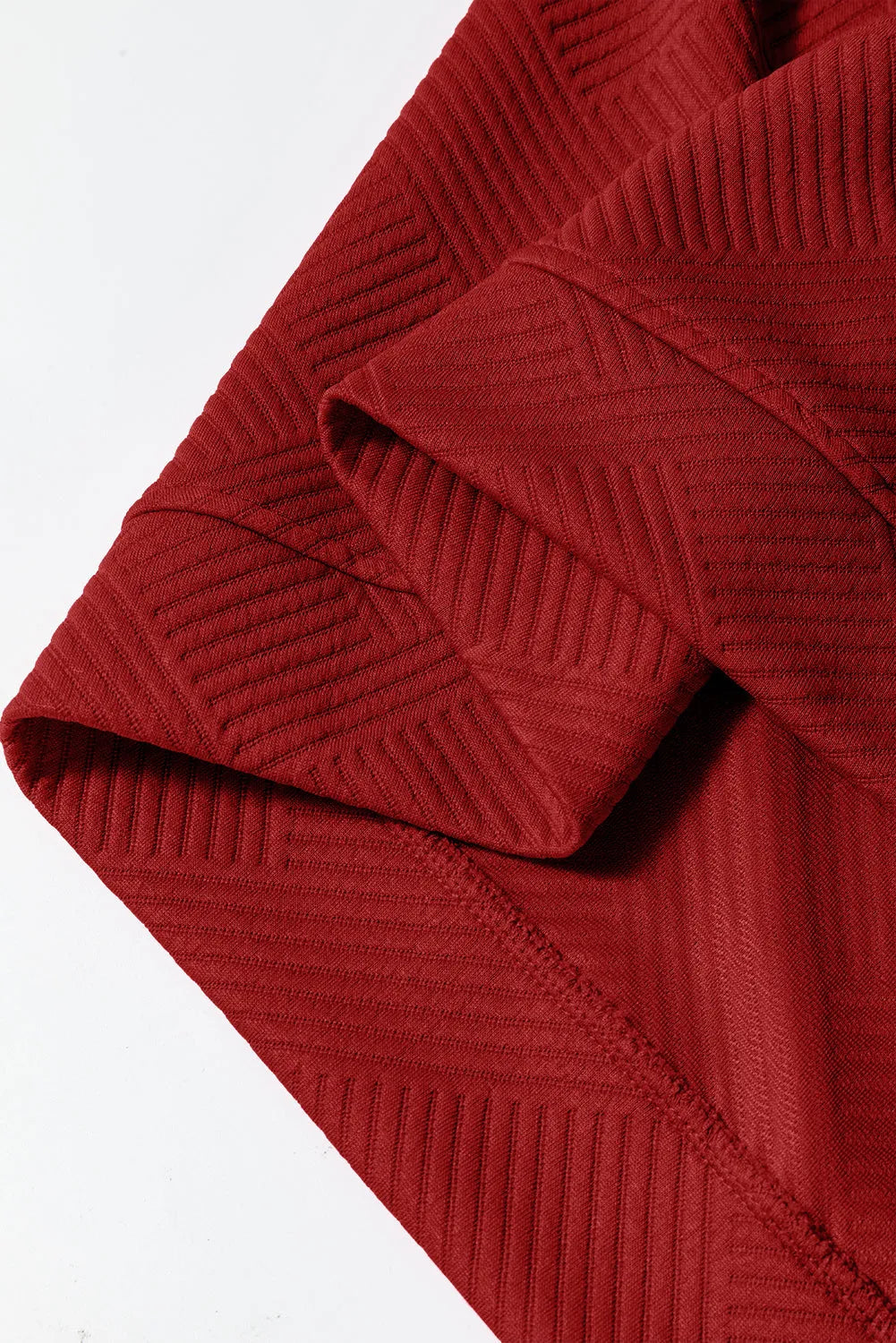 Red Dahlia Ultra Loose Textured 2pcs Slouchy Outfit - Chic Meadow Boutique