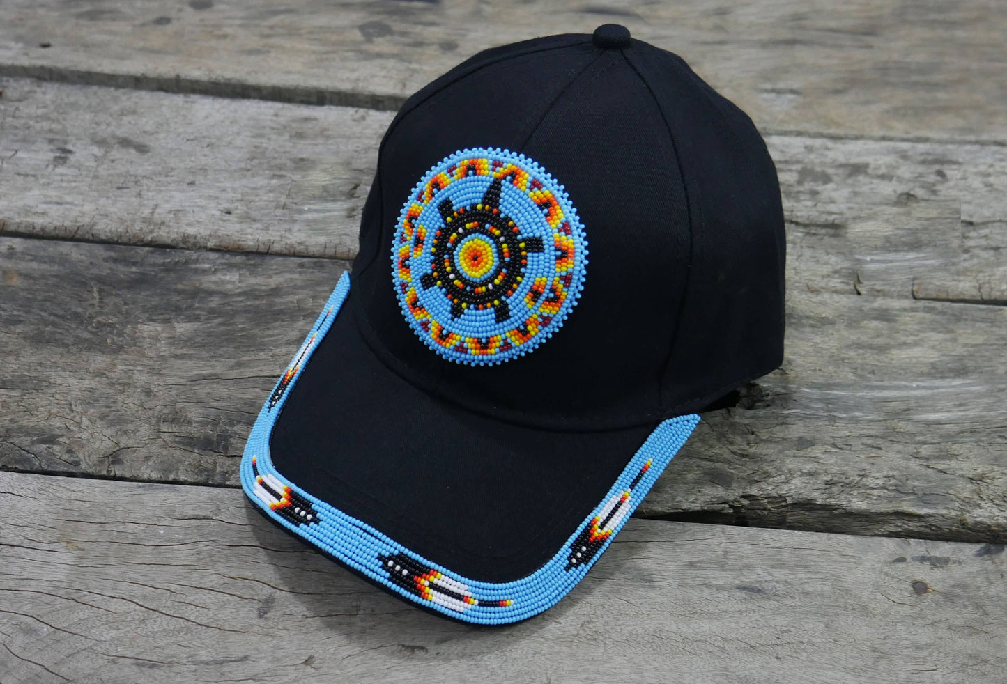 Native American Beaded cap Beaded Baseball cap Beaded Hat