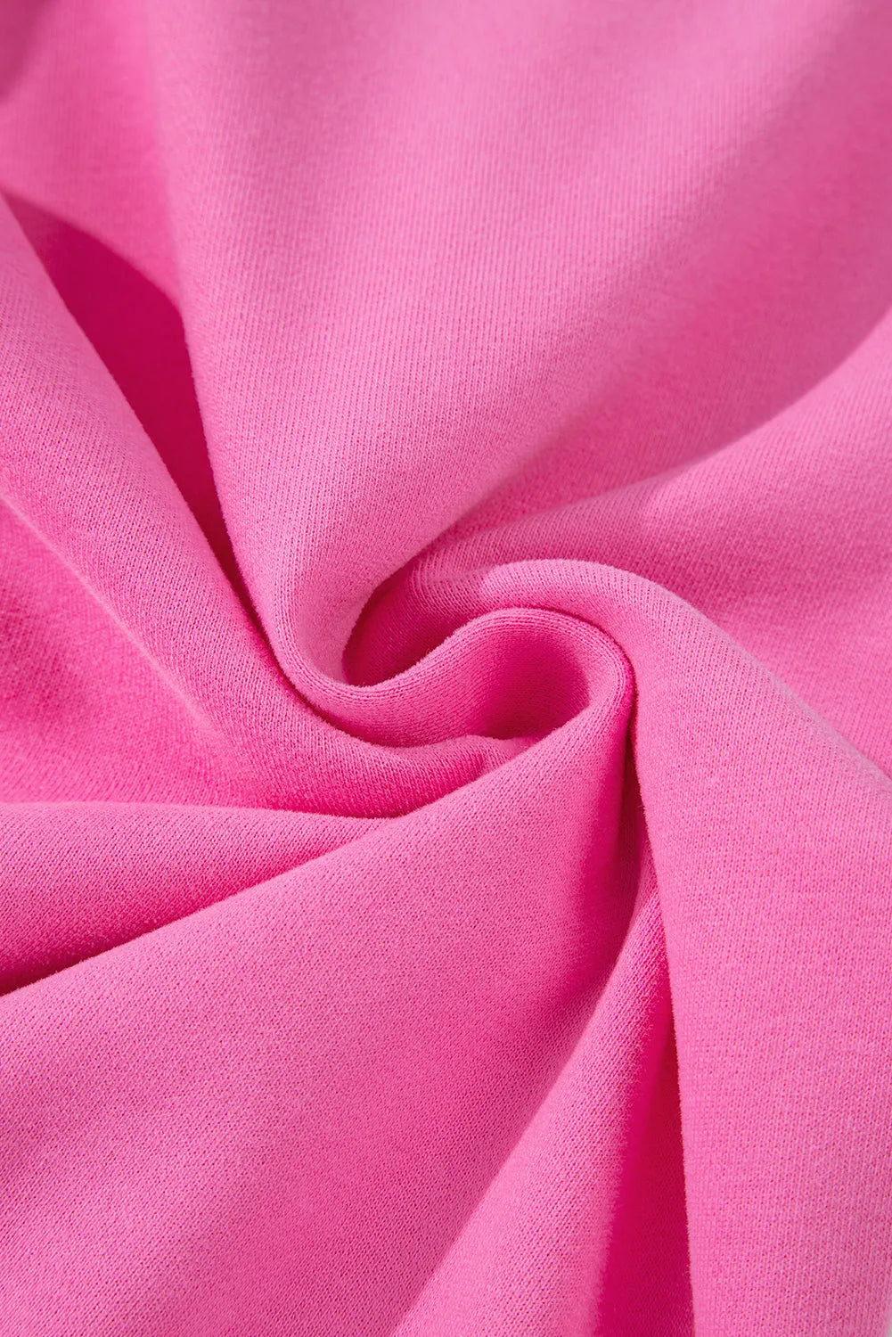 Bright Pink Solid Seamed Zipper Jacket and Drawstring Waist Pants Set - Chic Meadow Boutique