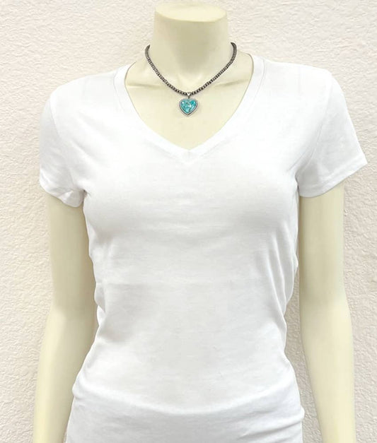 Heart Gemstone Necklace