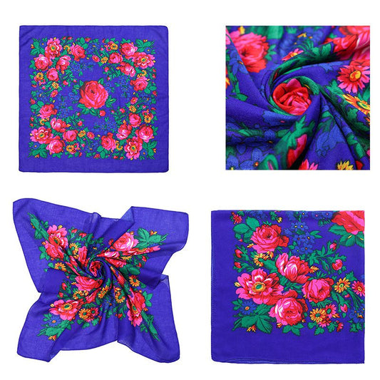 Metallic Royal Blue Kokum Scarf - Chic Meadow Boutique
