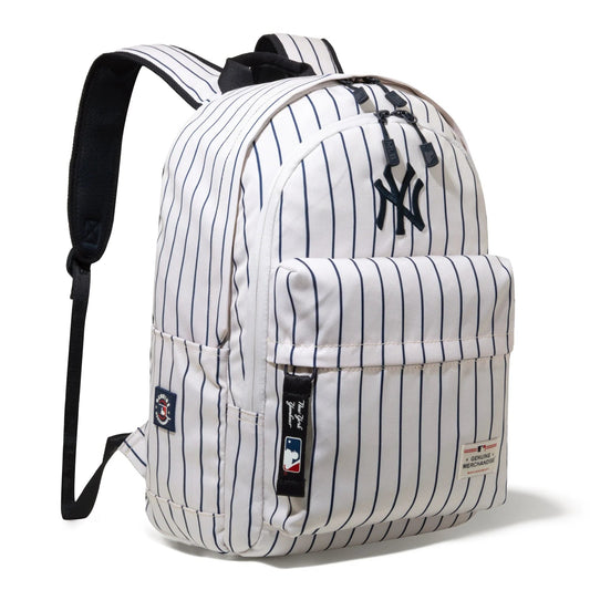 MLB New York Yankees Laptop Backpack Pin Stripe White