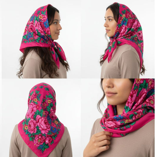 Fuchsia Kokum Scarf - Chic Meadow Boutique