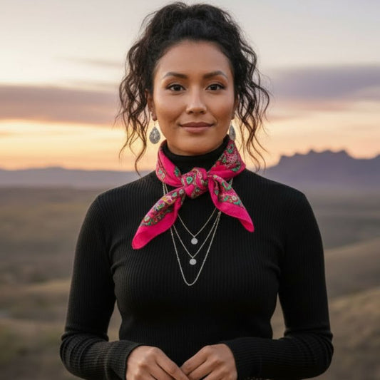 Hot Pink Kokum Scarf - Chic Meadow Boutique