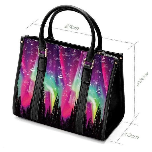 Aurora Medicine Animals 3 Convertible Hand or Shoulder Bag - Chic Meadow Boutique