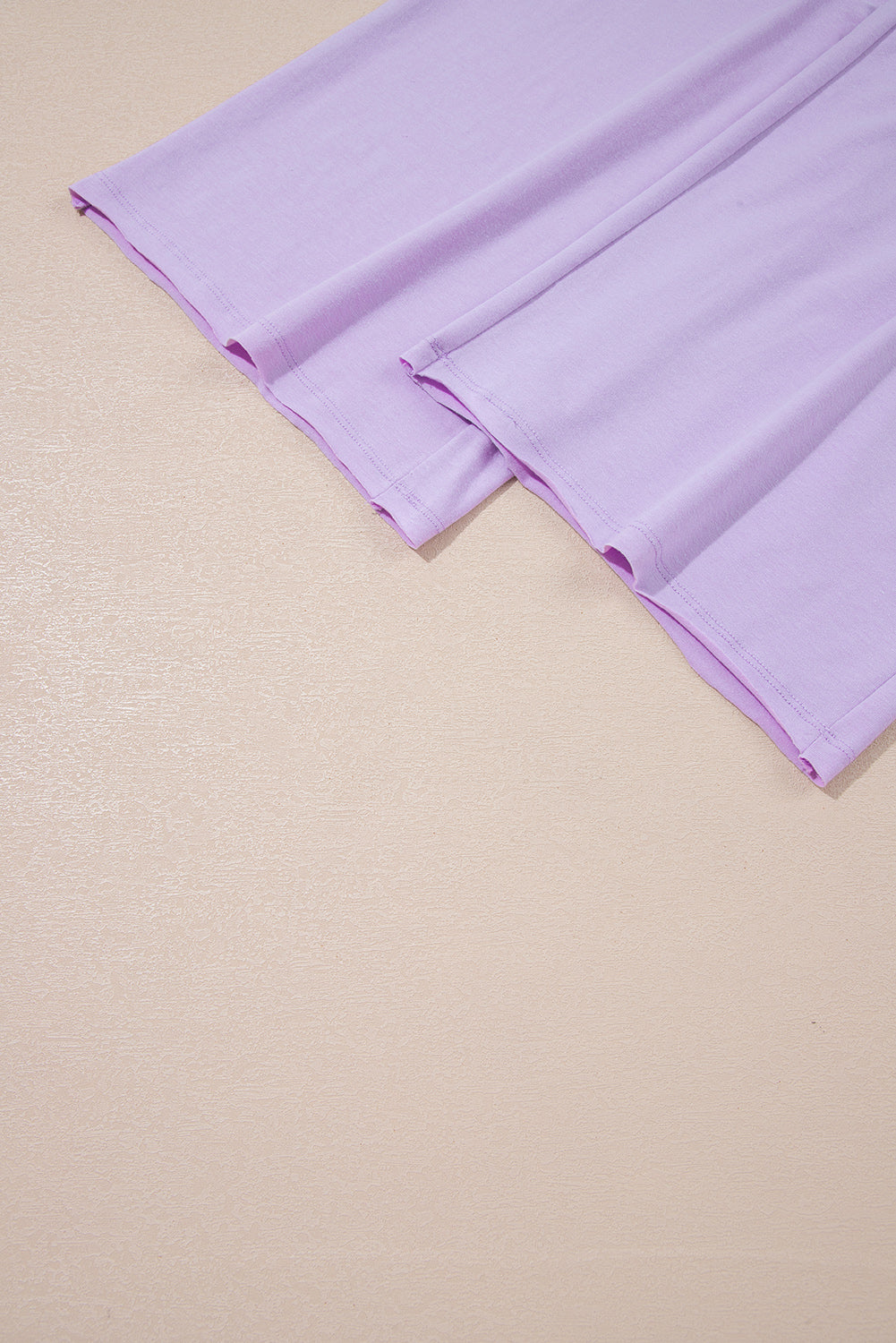 Orchid Petal Mineral Wash Casual Round Neck Tank and Straight Loose Drawstring Pants Set