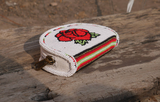 Beaded Coin Purse, Change Purse For Women designer key pouch
