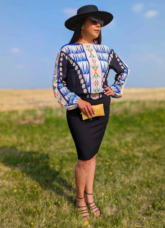 Banded Traditions Top - Chic Meadow Boutique