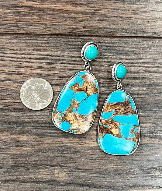 Gemstone Post Earrings