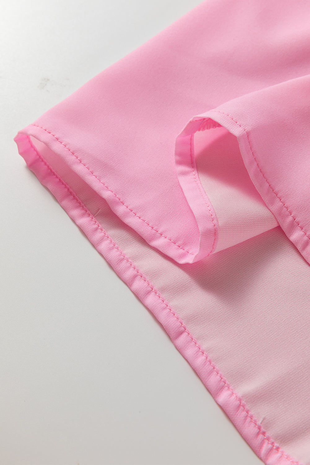 Rose Floral Ric Rac Edge Puff Sleeve Button Up Summer Shirt