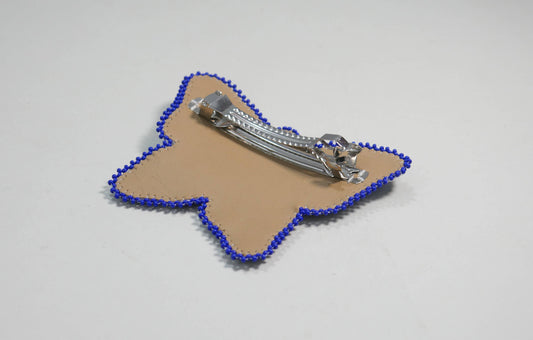 Beaded Butterfly Hair Clips Beaded Barrette, Tribal Barrette