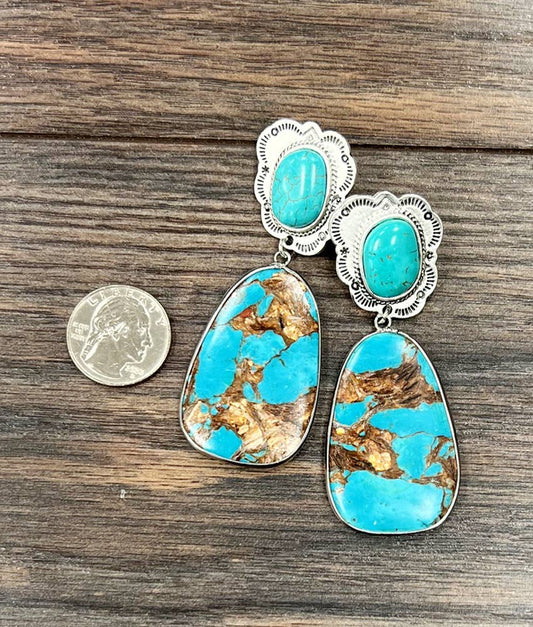 Gemstone Post Earrings