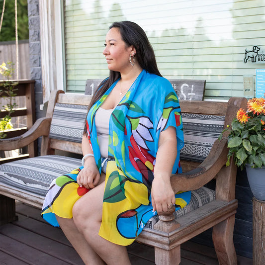 Sheer Fashion Wrap - Her Jingle Dress - Chic Meadow Boutique