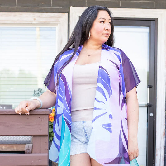 Sheer Fashion Wrap - Matriarchal Power - Chic Meadow Boutique