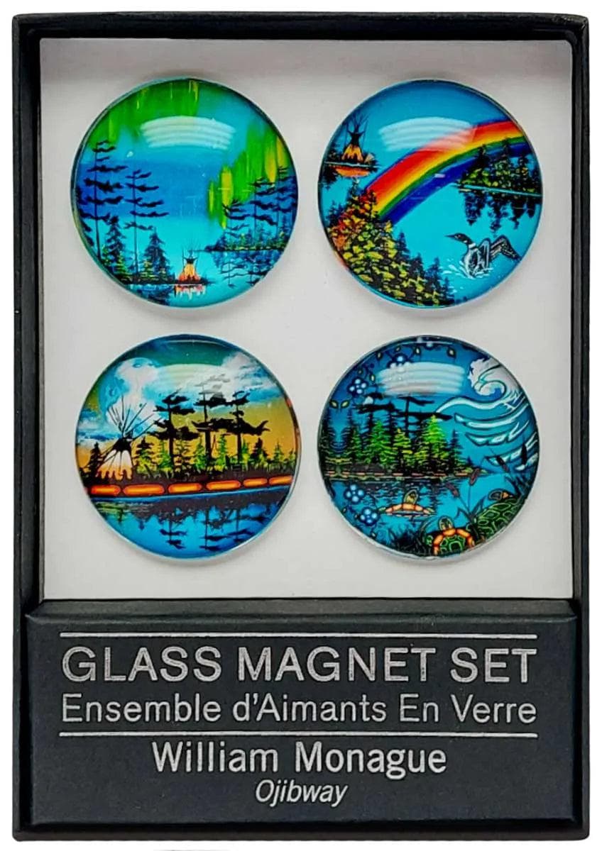 Glass Magnet Set by William Monague