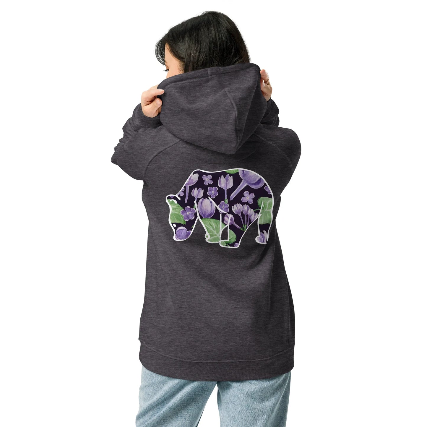 Chic Meadow Premium Floral-Bear Hoodie - Chic Meadow Boutique