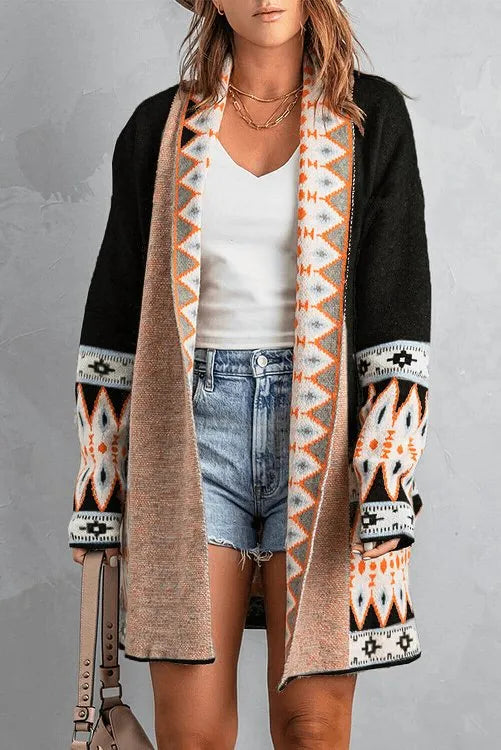 Aztec duster cardigan hotsell