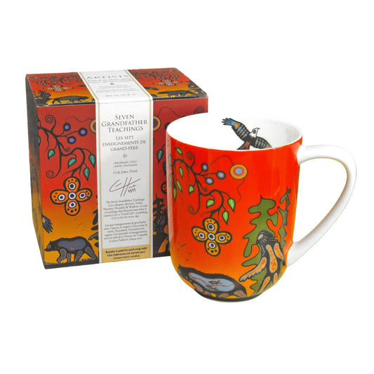 Cody Houle Seven Grandfathers Teachings Porcelain Mug - Chic Meadow Boutique