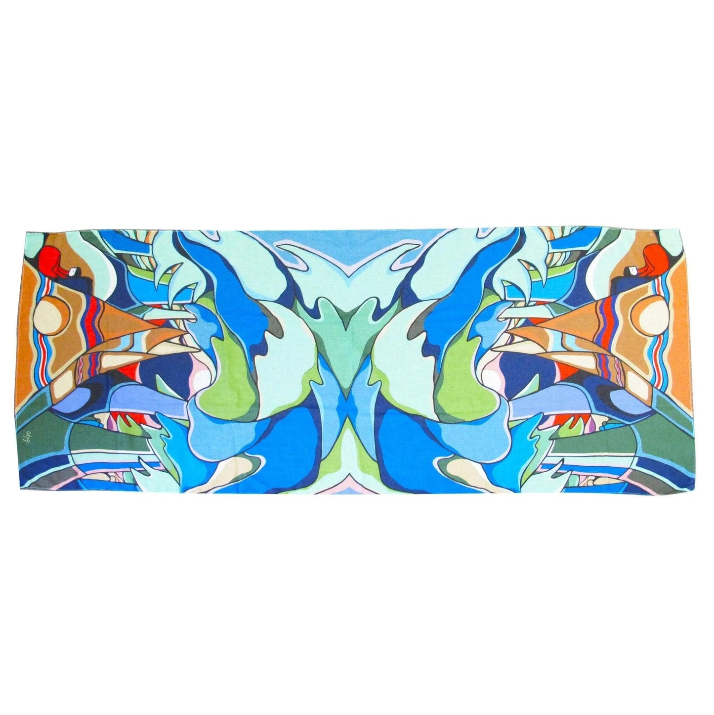 Scarf Daphne Odjig And Some Watched the Sunset Dancer Artist Scarf