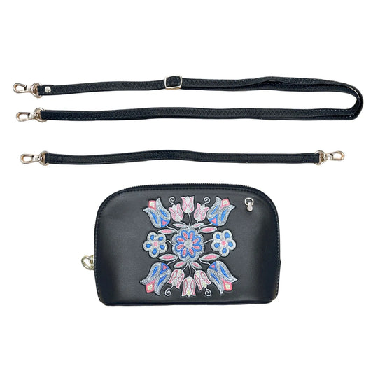 Deb Malcolm Silver Threads Convertible Crossbody Bag - Chic Meadow Boutique
