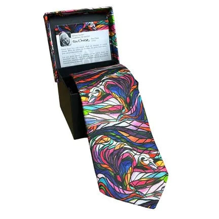 Don Chase Salmon Hunter Artist Design Silk Tie - Chic Meadow Boutique