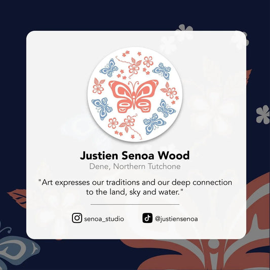 Perfect Mug - Butterfly and Wild Rose by Justien Senoa Wood