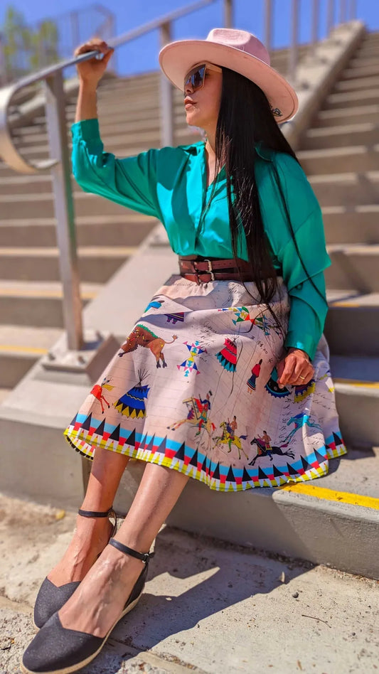 Plains Traditions Skirt - Chic Meadow Boutique