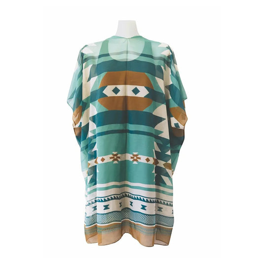 Sheer Fashion Wrap - Salish Weaving - Visions of Our Ancestors - Chic Meadow Boutique