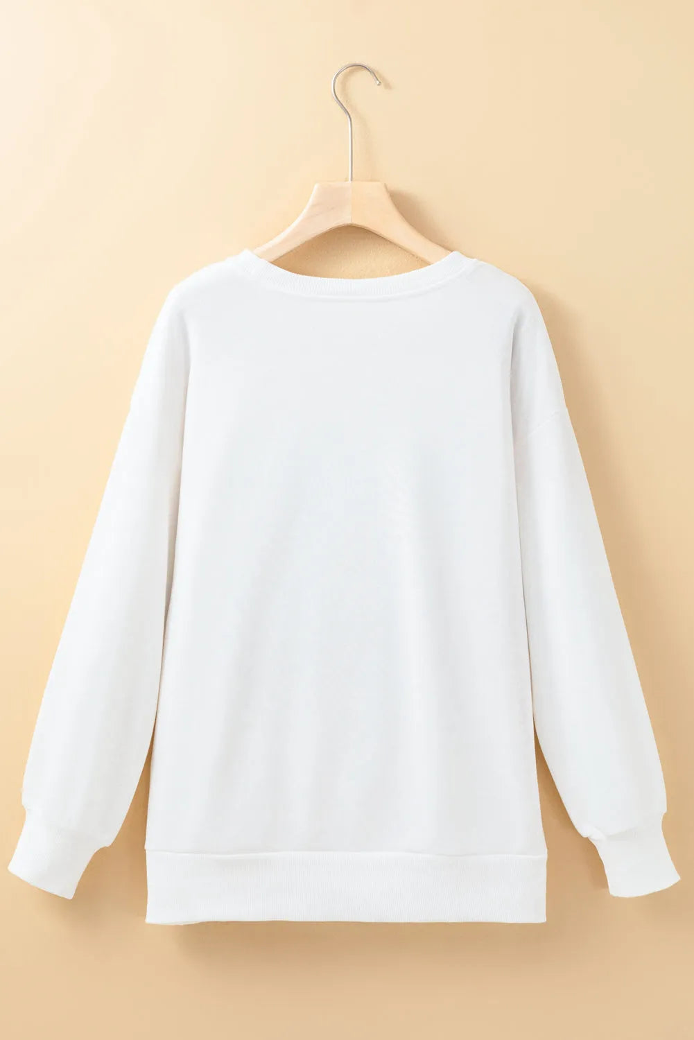 Tops/Sweatshirts & Hoodies White Tinsel Game Day Drop Shoulder Graphic Sweatshirt