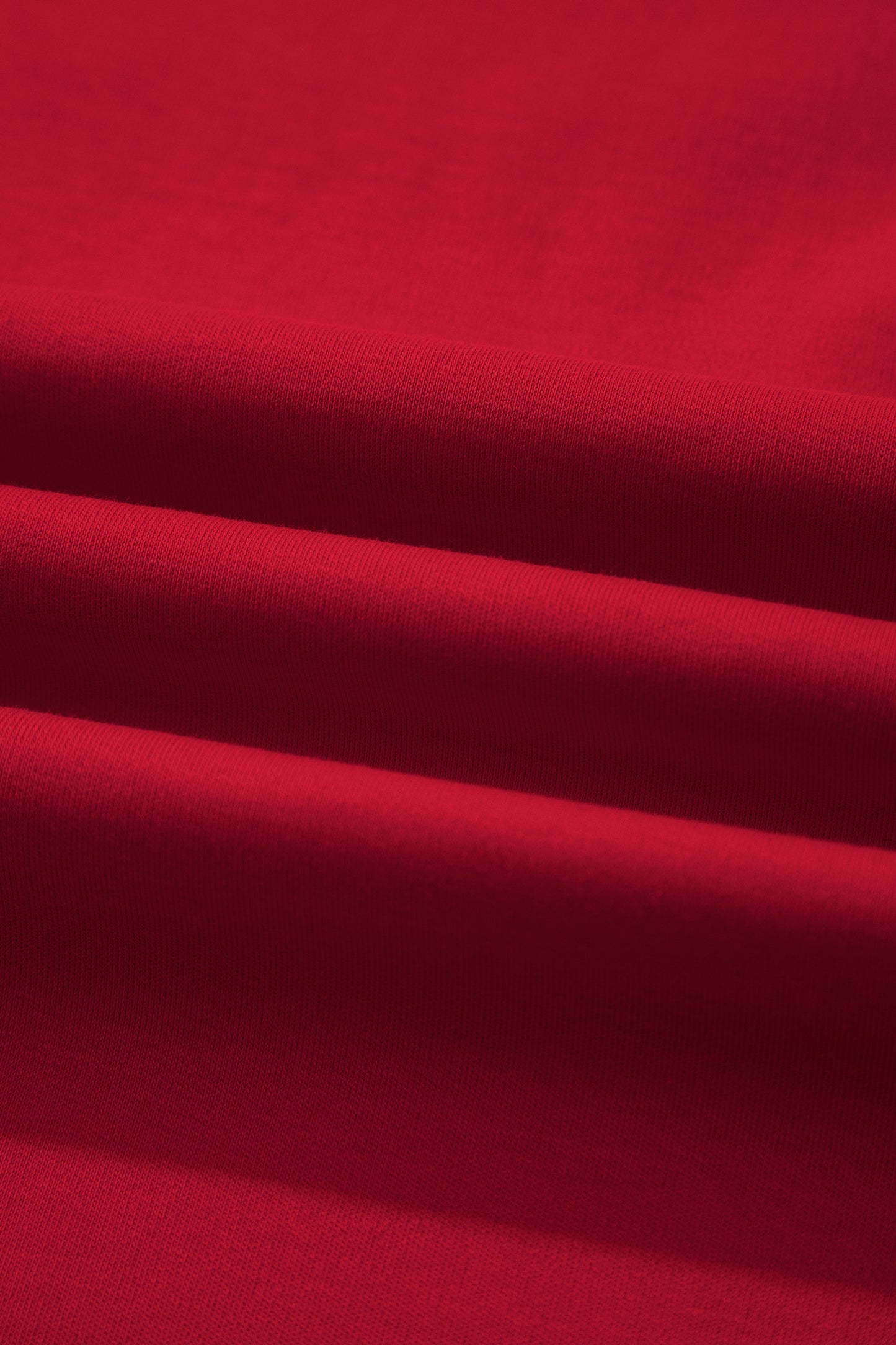 Racing Red Reversible Contrast-Stitched T-Shirt