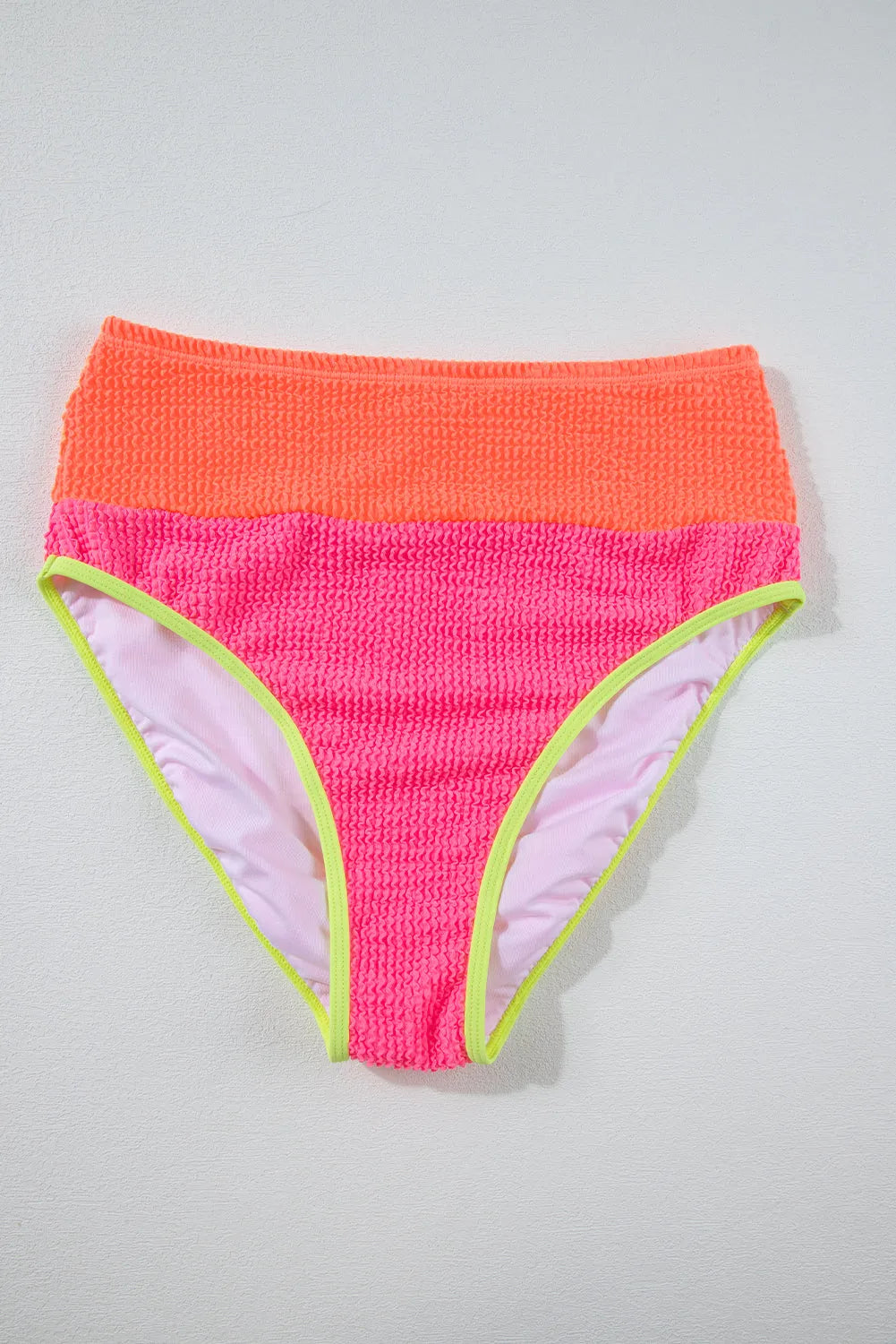 Bonbon Color Block High Waisted Sexy Bikini Set - Chic Meadow Boutique 