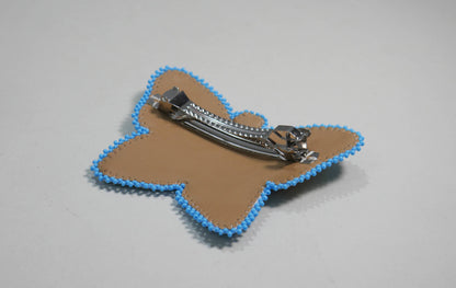 Beaded Butterfly Hair Clips Beaded Barrette, Tribal Barrette