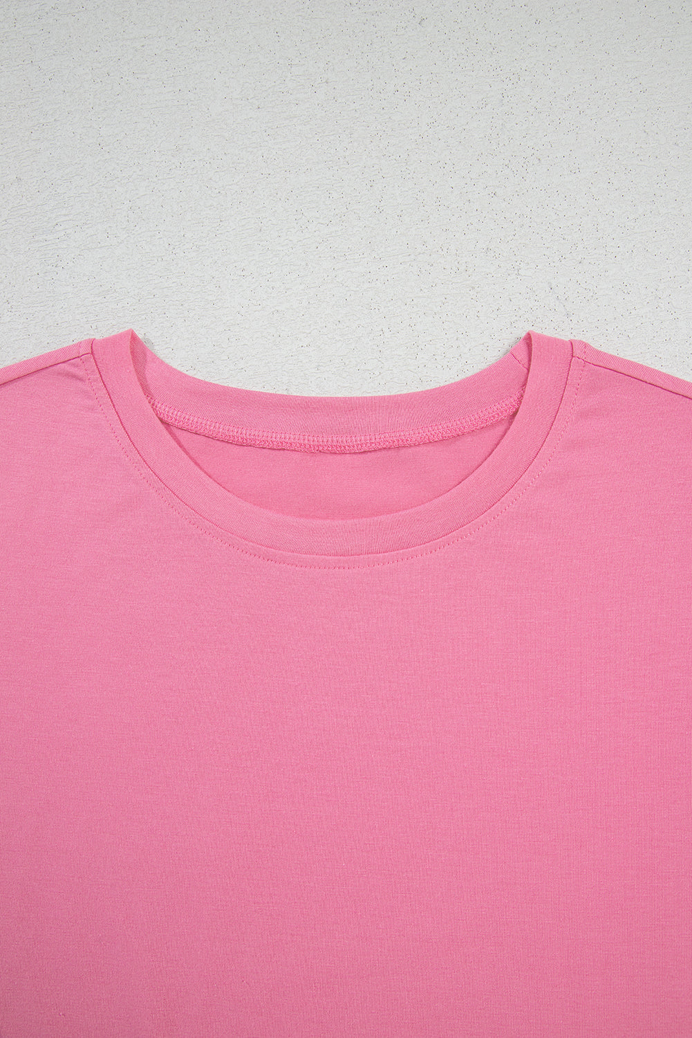 Bonbon Braided Cap Sleeve Crew Neck T Shirt