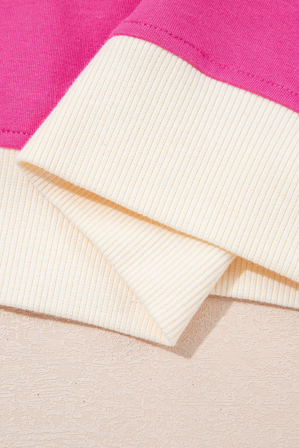 Rose Red Colorblock Edge Drop Shoulder T Shirt and Skort 2Pcs Set