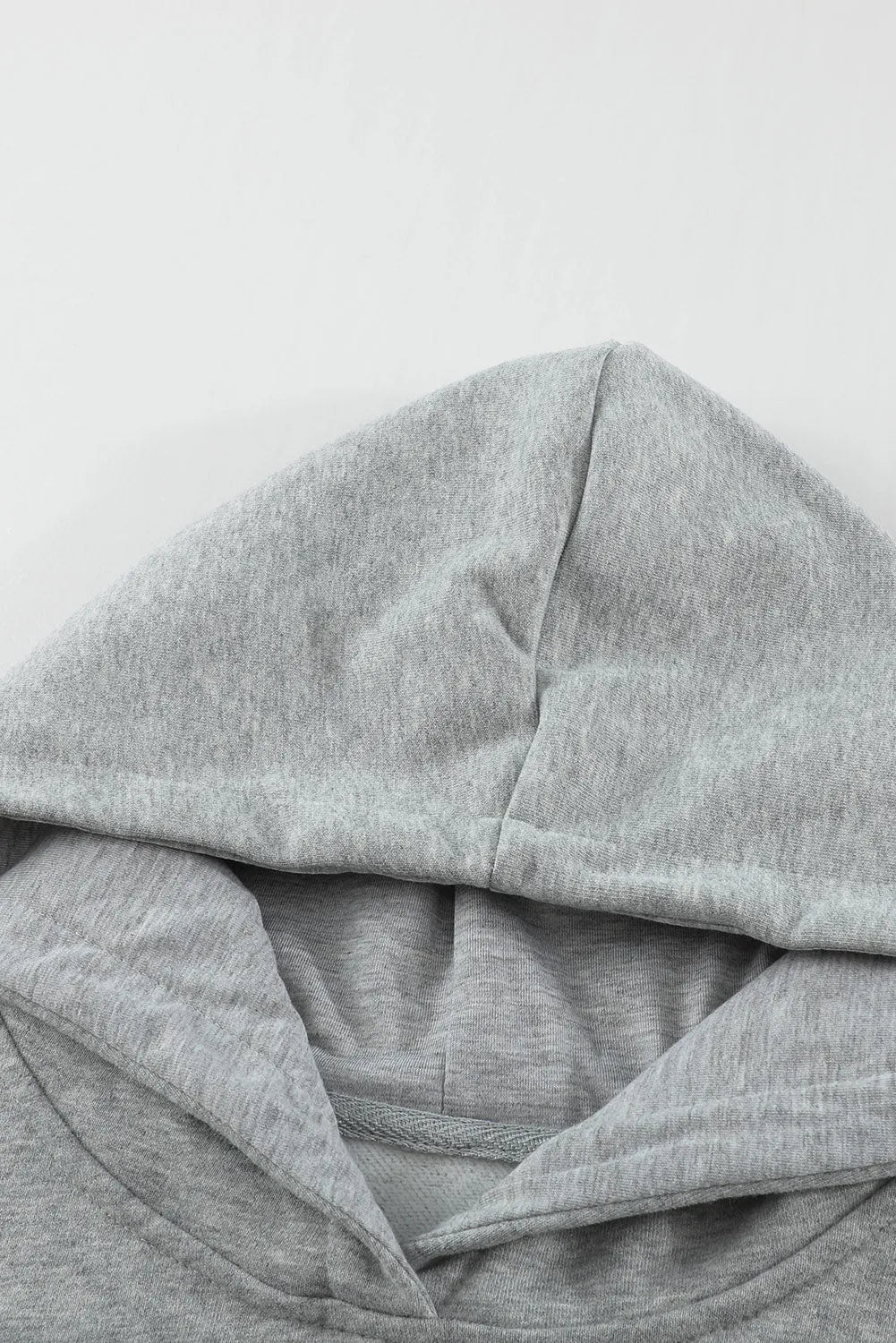 Gray Loose Kangaroo Pocket Hoodie - Chic Meadow Boutique 