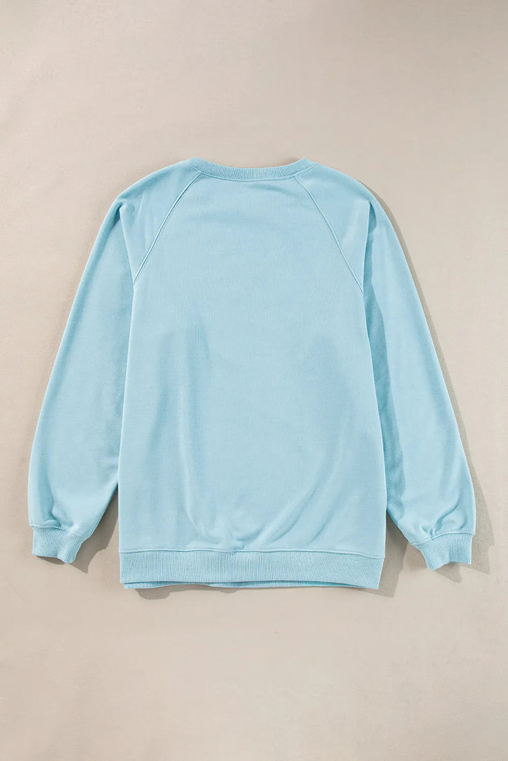 Beau Blue Rainbow Colorblock Striped Pullover Sweatshirt - Chic Meadow Boutique 