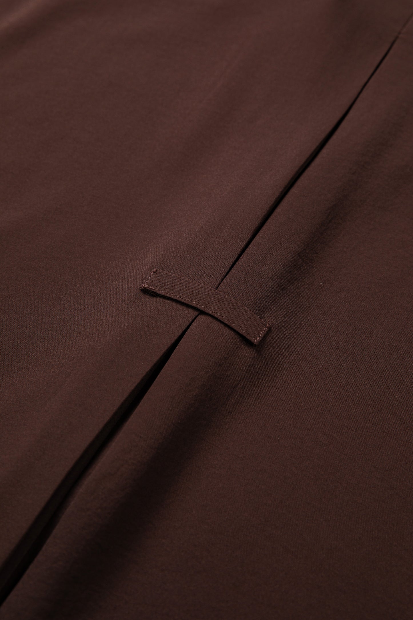 Coffee Shirt Collar Contrast Trim Button V Neck Short Sleeve Blouse