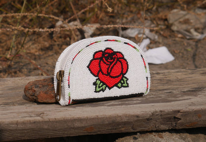 Beaded Coin Purse, Change Purse For Women designer key pouch