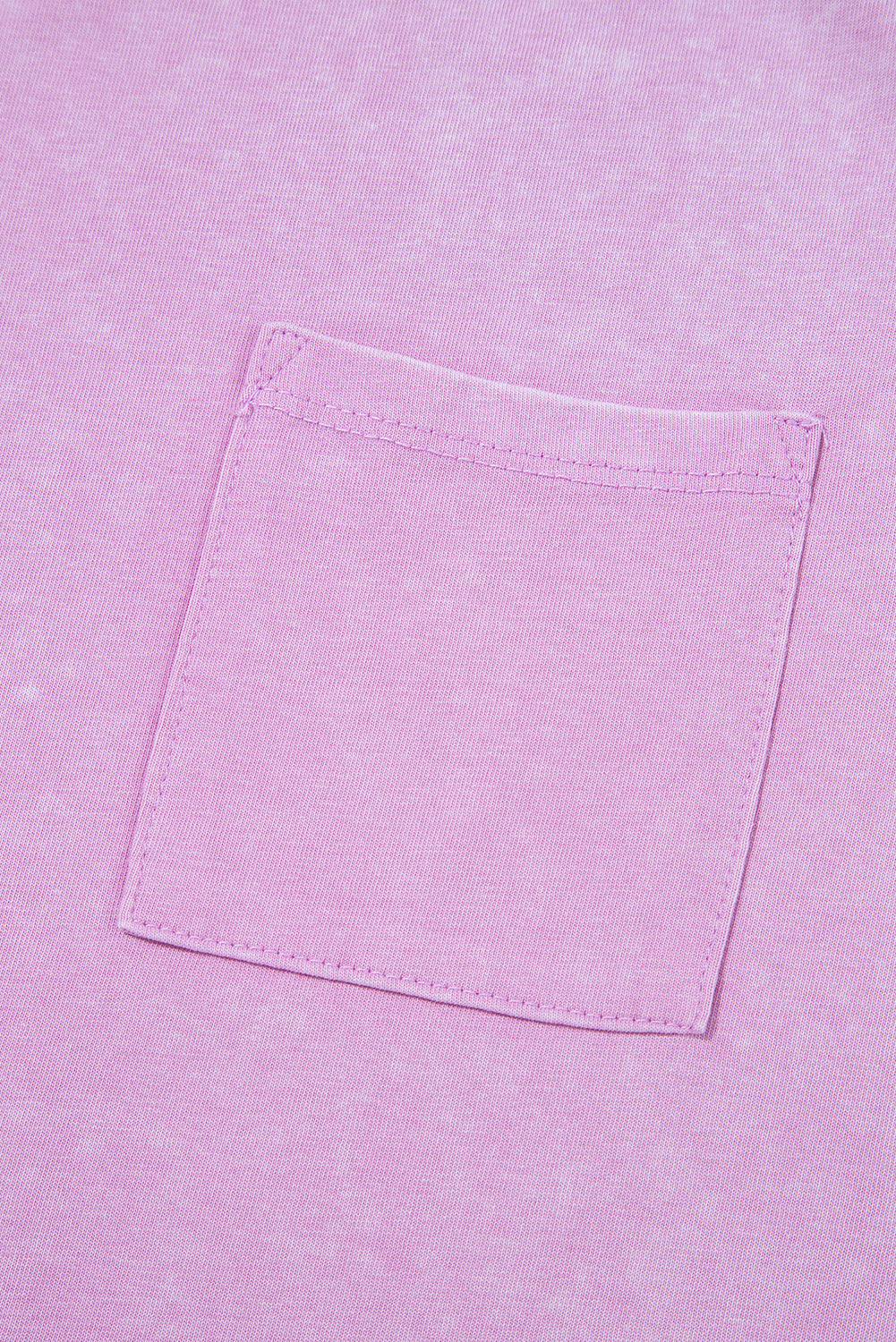 Phalaenopsis Mineral Wash Patched Chest Pocket Casual Tank Top