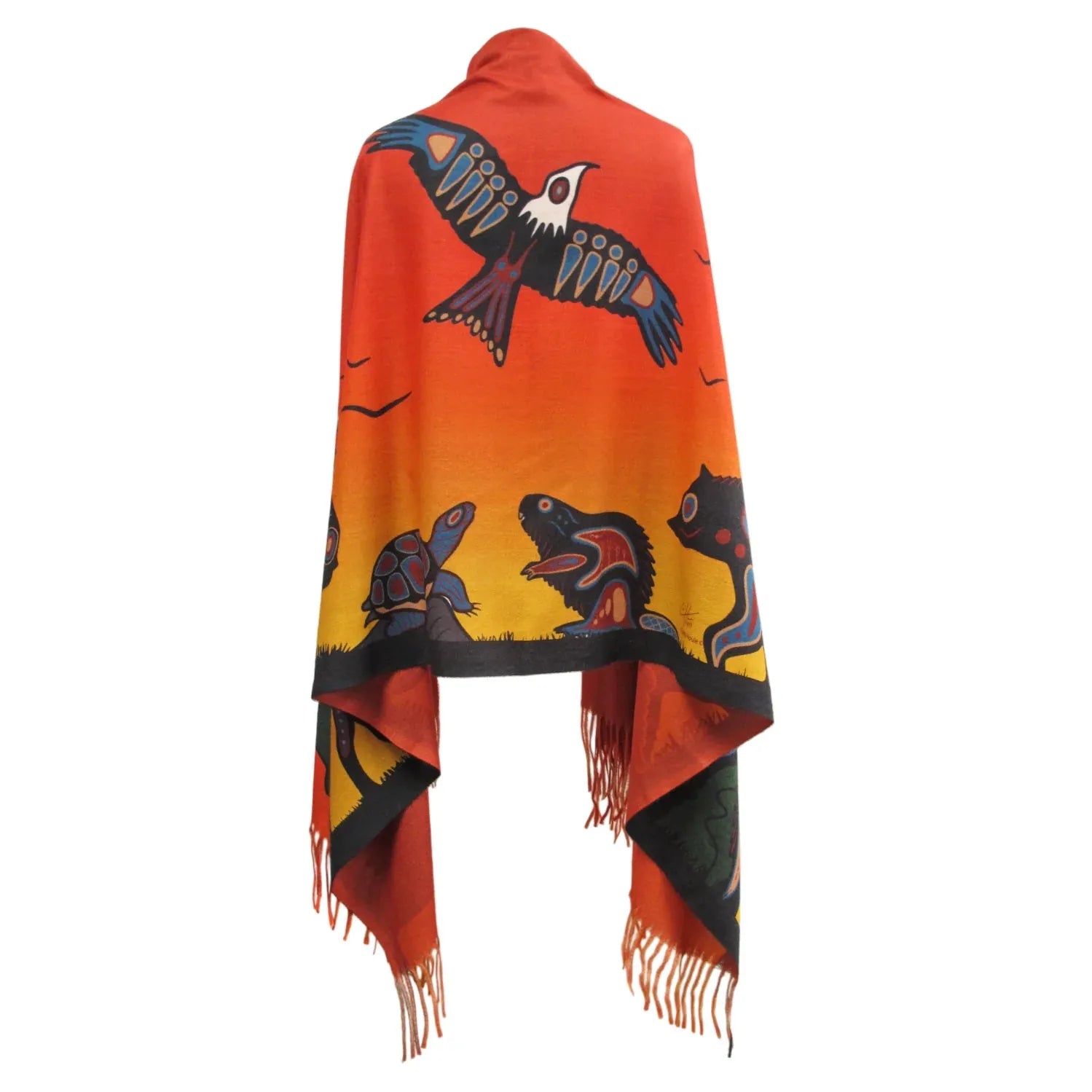 Cody Houle Seven Grandfather Teachings Eco-Shawl - Chic Meadow Boutique 