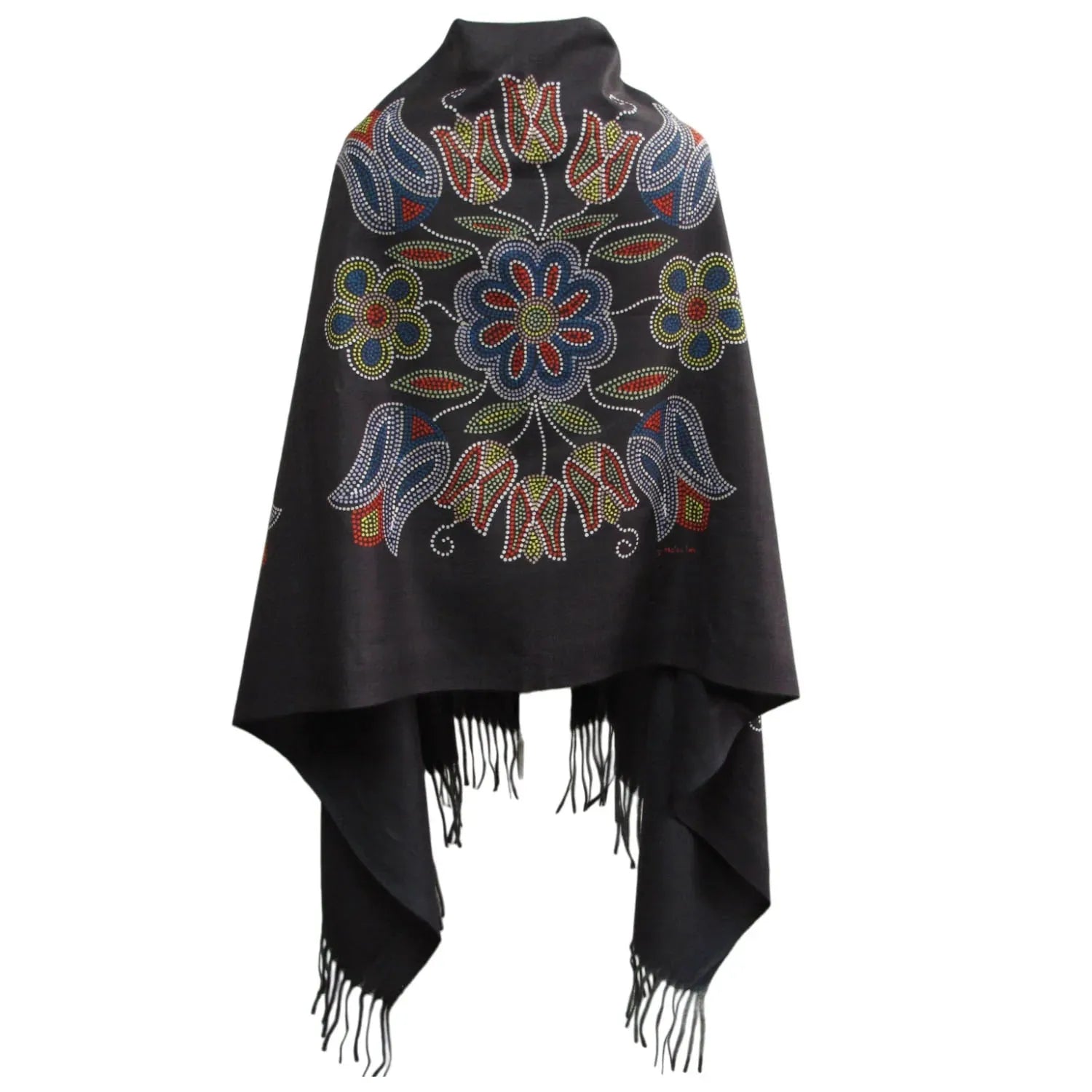 Deb Malcolm Silver Threads Eco-Shawl - Chic Meadow Boutique 