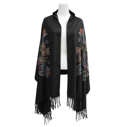 Deb Malcolm Silver Threads Eco-Shawl - Chic Meadow Boutique 