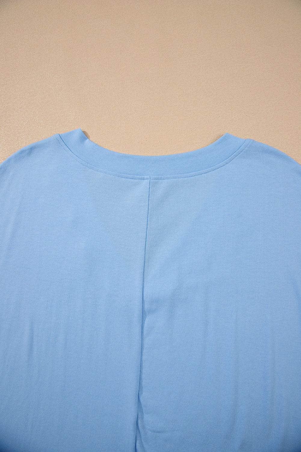 Myosotis Loose Half Sleeve V Neck Knit Romper